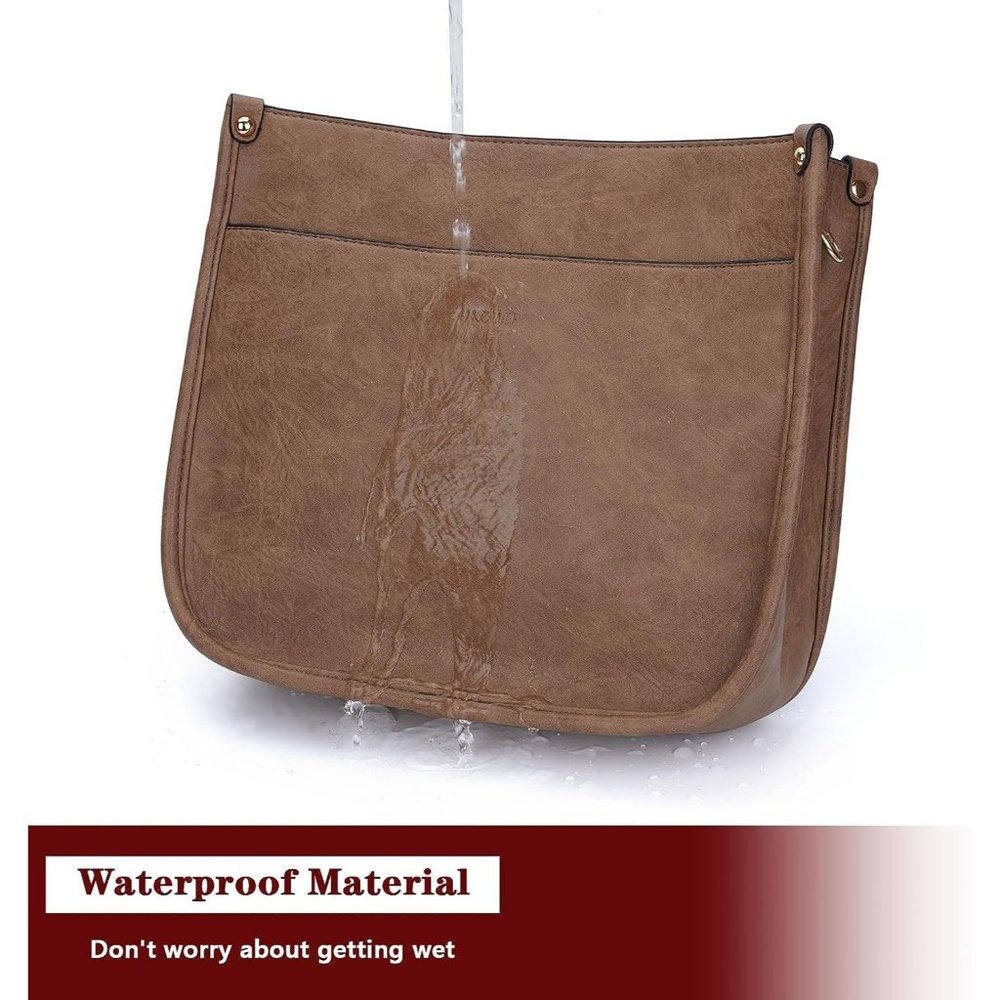 Crossbody Bag Purse for Women 2Pcs Leather Hobo Handbag Wallet Set With … - Picture 3 of 6